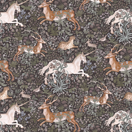 Fable & Flora Wallcovering - Nocturnal Grove