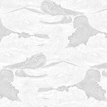 High Seas Wallcovering - Moonlit Surf