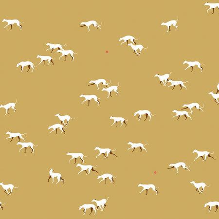 Go Fetch Wallcovering - Mustard