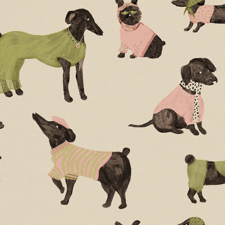Haute Dog Wallcovering - Vintage Knit