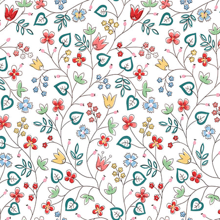Les Petites Fleurs Wallcovering