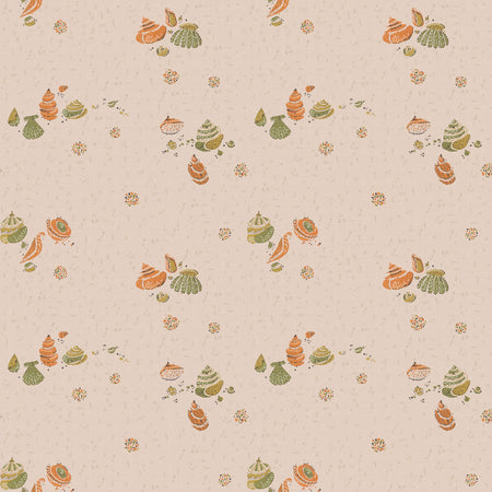Seashells Wallcovering - Warm