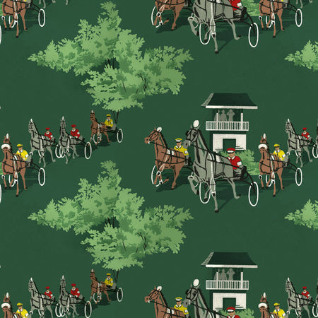 Off to the Races Wallcovering