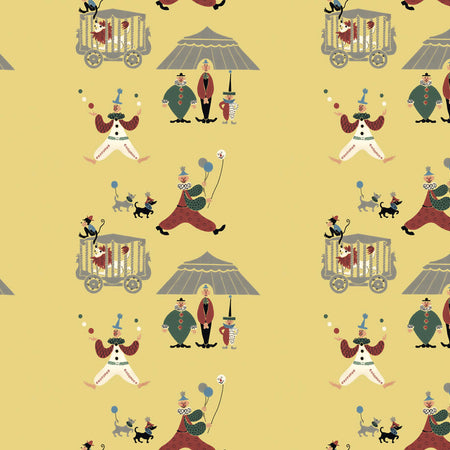 Clowning Around Wallcovering