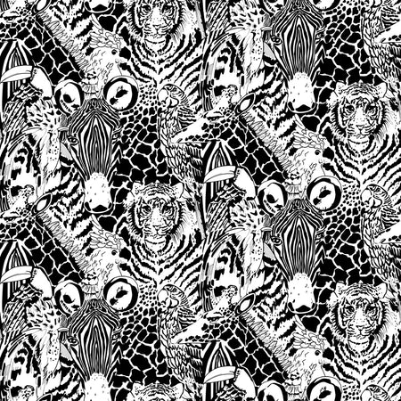 Safari Animal Wallcovering