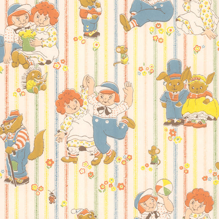 Kids and Bunnies Wallcovering