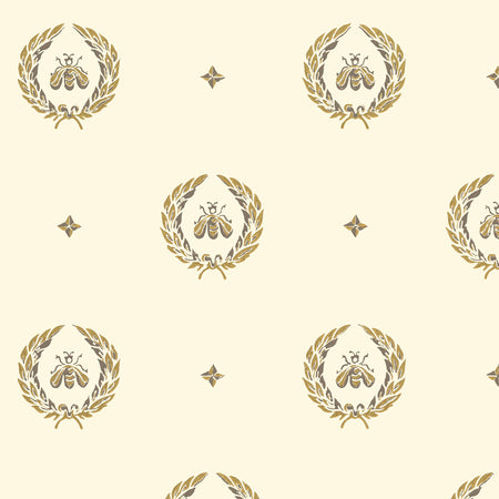 Napoleon’s Laurel Wallcovering - Cream