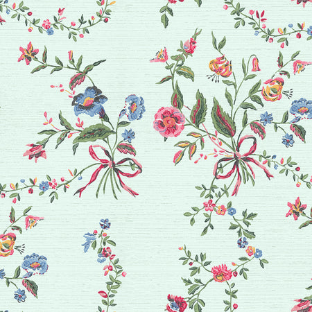 Ribboned Flora Wallcovering