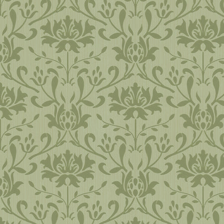 Imperial Mum Damask Wallcovering