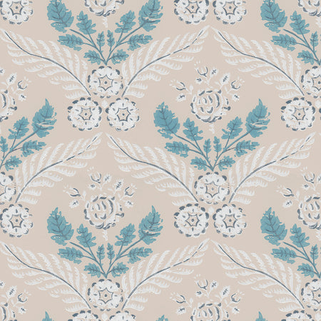 Edgartown Floral Wallcovering - Ecru