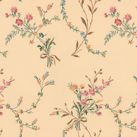 Heirloom Bouquet Wallcovering - Buttercream