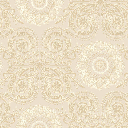Baroque Medallion Wallcovering