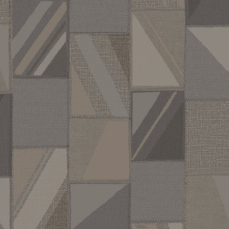 Sartorial Patch Wallcovering - Straw