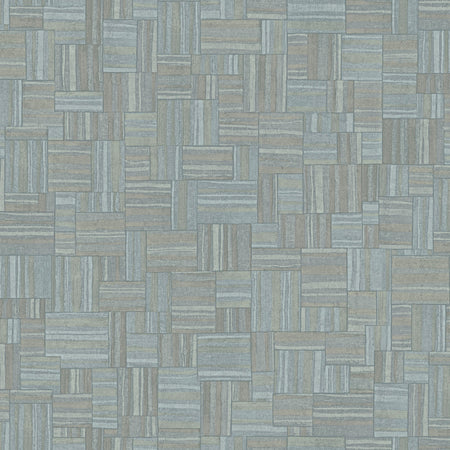 Woven Mosaic Wallcovering - Powder Blue Platinum