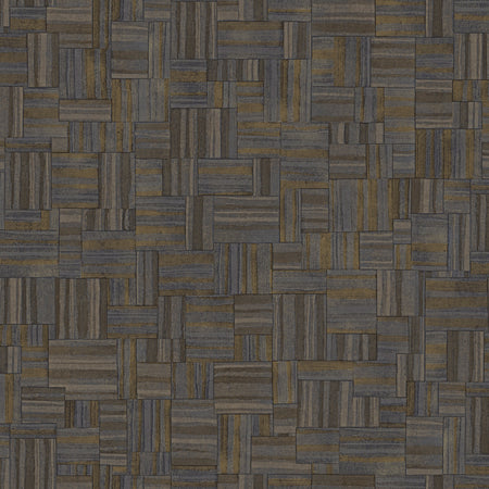 Woven Mosaic Wallcovering - Umber Gold