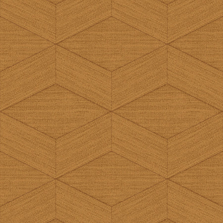 Mirrored Chevron Wallcovering - Amber