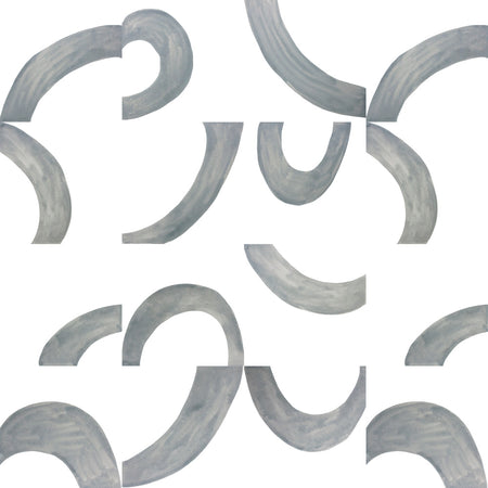 Arcs Wallcovering - Gray White
