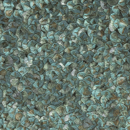 Semiplume Wallcovering - Turquoise
