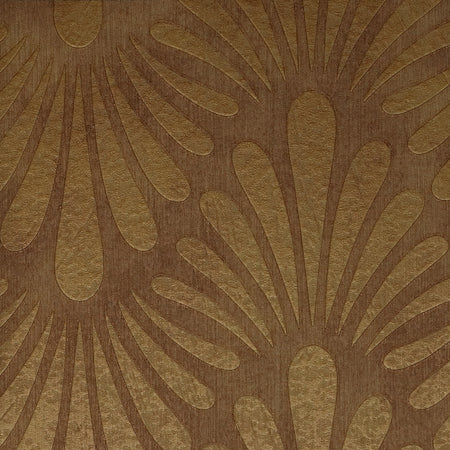 Petal Chevron Wallcovering - Chestnut