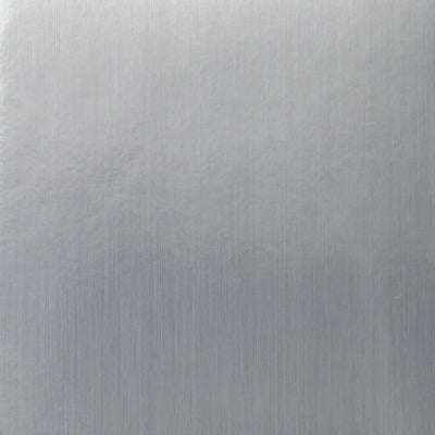 Brushed Metal Wallcovering - Silver