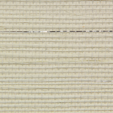 White Grasscloth Wallcovering