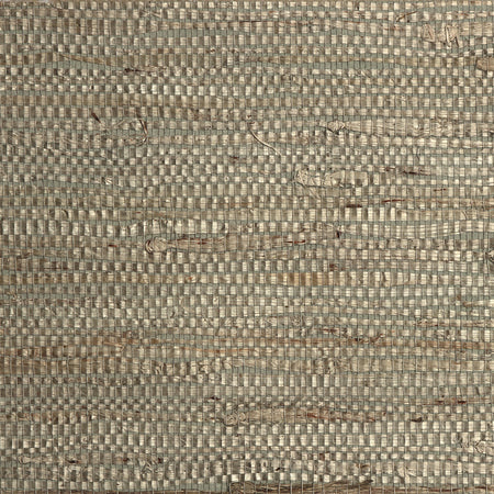 Rhino Grey Grasscloth Wallcovering