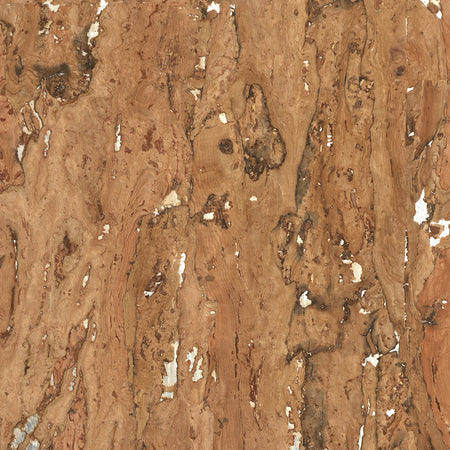 Fawn and Silver Cork Wallcovering