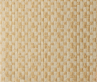 Peach & Ecru Weave Wallcovering