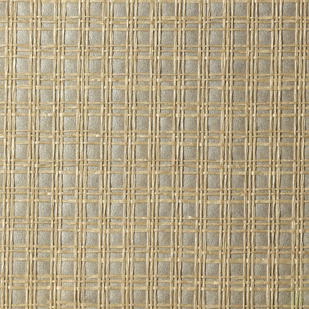 Silver & Oat Weave Wallcovering