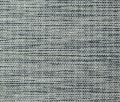 Weathered Indigo Grasscloth Wallcovering