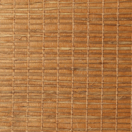 Red Walnut Grasscloth Wallcovering