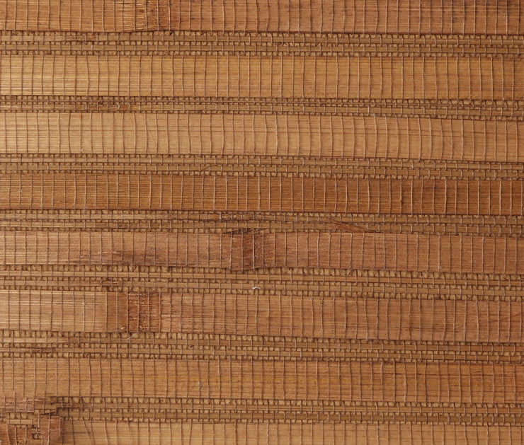 Natural Teak Grasscloth Wallcovering