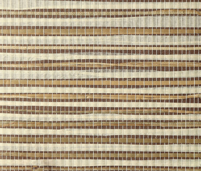 Walnut & Pine Grasscloth Wallcovering