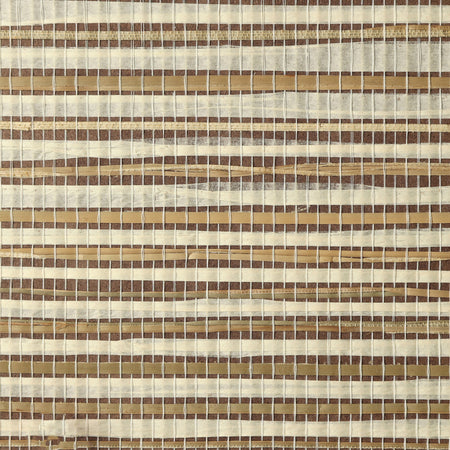 Walnut & Pine Grasscloth Wallcovering