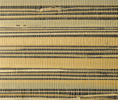 Wheat & Charcoal Grasscloth Wallcovering