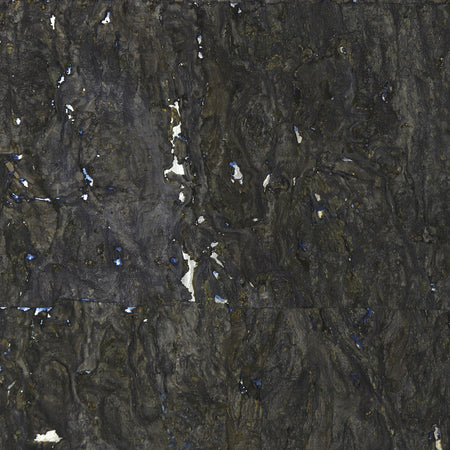 Deep Cobalt Cork Wallcovering