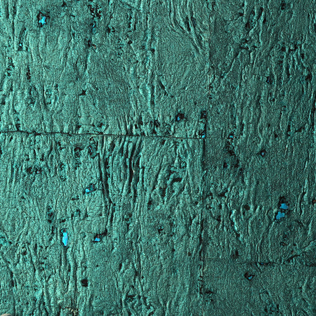 Teal Cork Wallcovering