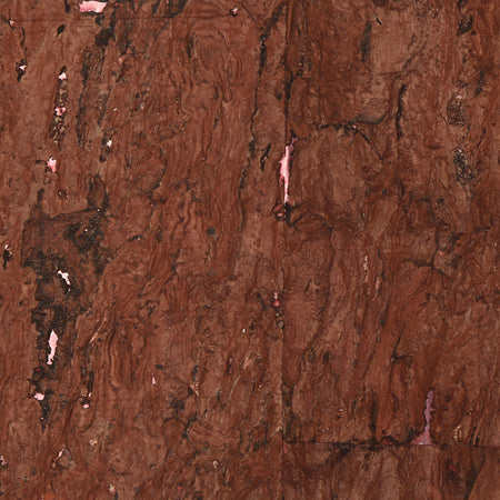 Burgundy Cork Wallcovering