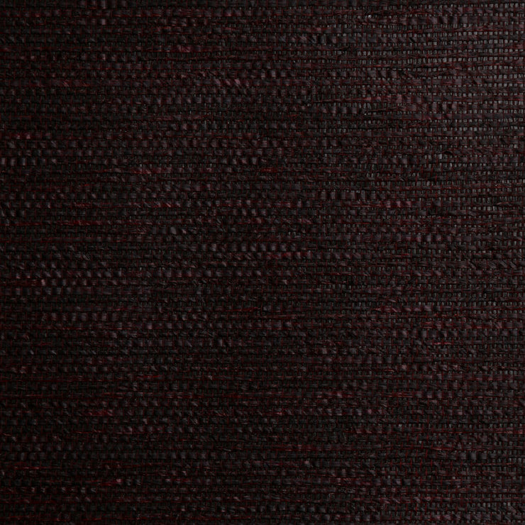 Japanese Paper Weave Wallcovering - Black Cherry