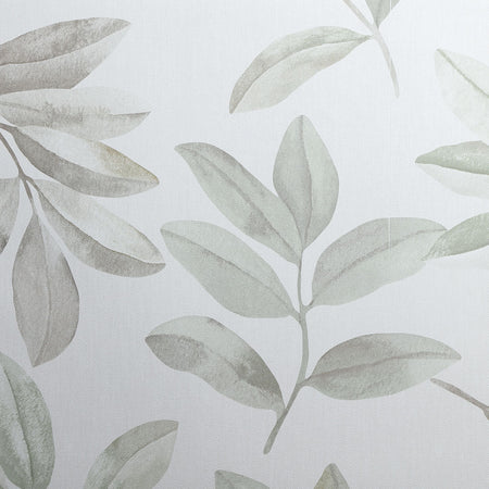 Watercolor Leaves - Muted Mint Wallcovering