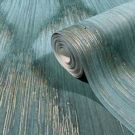 Silk Prism with Rhinestones - Ocean Jade Wallcovering