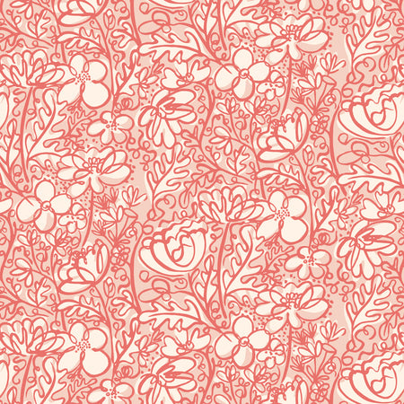 Antonia Wallcovering - Coral