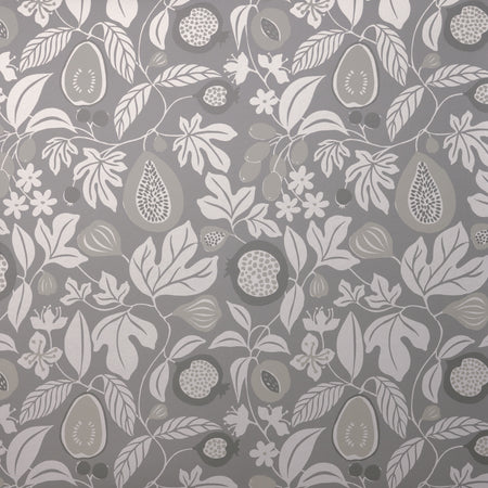 Folk Fruit Wallcovering - Pebble
