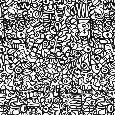 Graffiti Wallcovering - Black