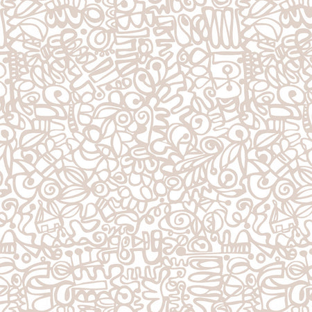 Graffiti Wallcovering - Grey