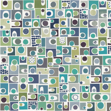 Maze Wallcovering - Seafoam
