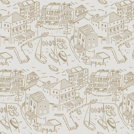 Portofino Wallcovering - Parchment