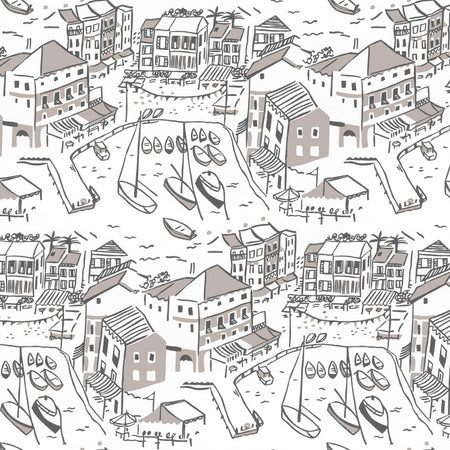 Portofino Wallcovering - Grey
