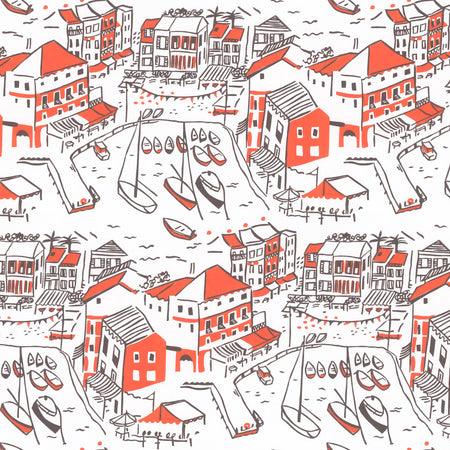 Portofino Wallcovering - Paprika