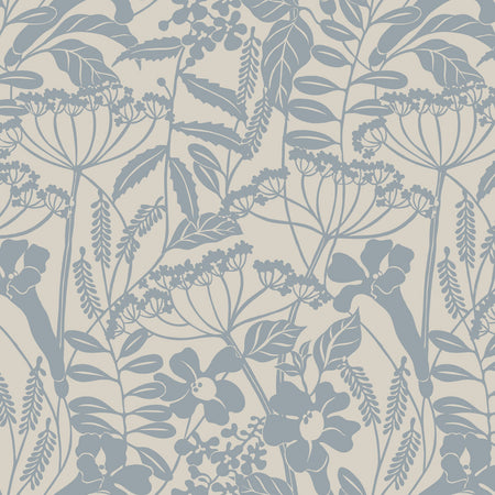 Wild Hedgerow Wallcovering - Mist